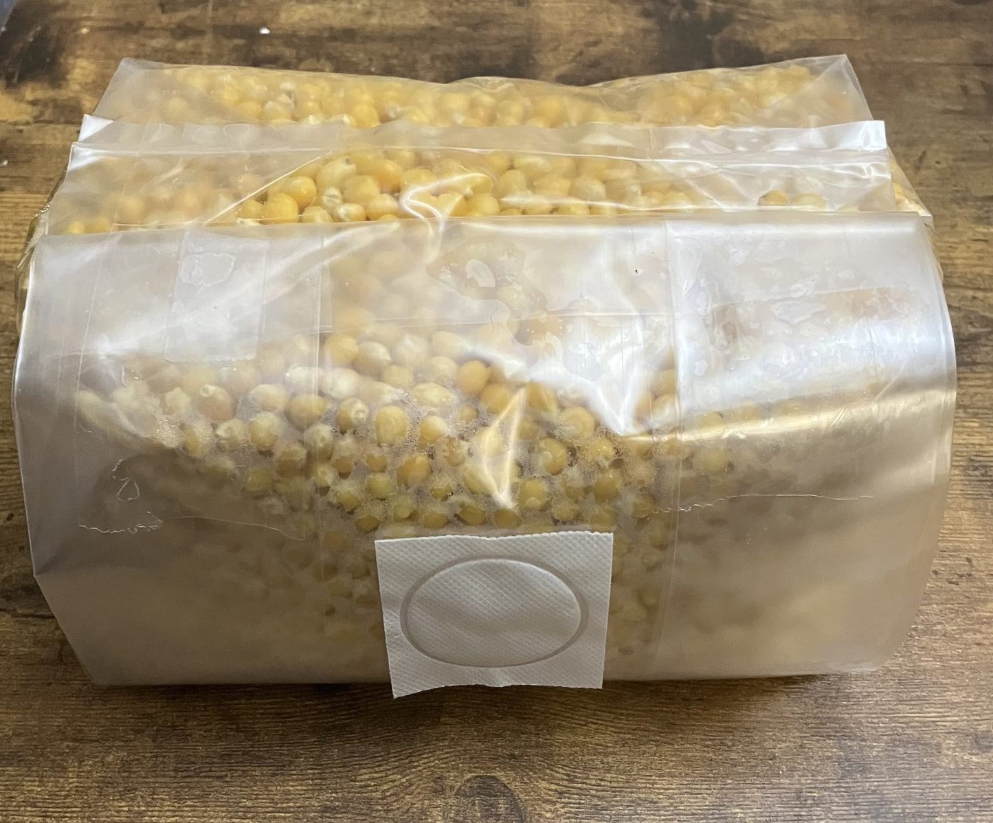 Prepared Popcorn Grain Bags