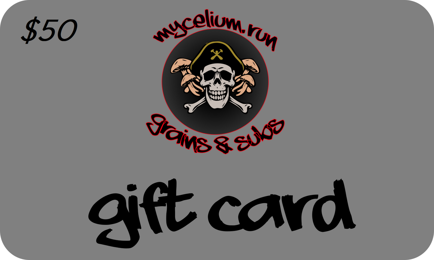 Mycelium.run Digital Gift Card